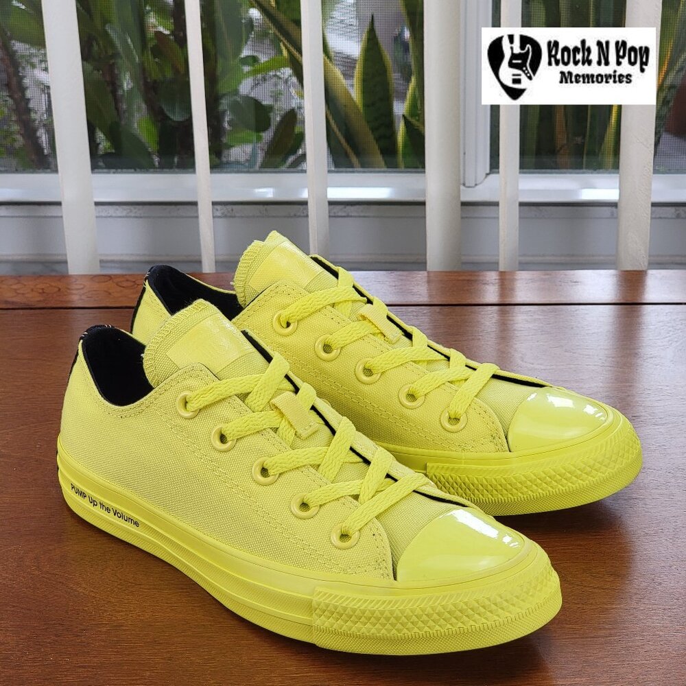 Converse X OPI CTAS Ox Canvas 165660C Zinc Yellow  Size 7NWB
